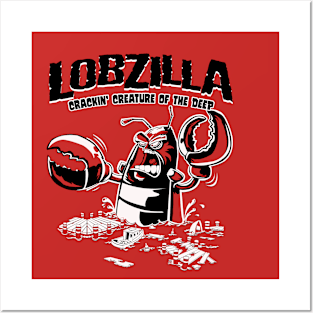 LOBZILLA Posters and Art